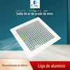 Venda por atacado de fábrica grade de ventilação quadrada para ovos liga de alumínio saída de ar com persiana dupla tipo grade de ar condicionado grade de ventilação para ovos