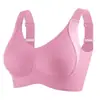 Sujetador push-up sin costuras talla grande europeo transfronterizo, sin varillas, soporte lateral, calidad de exportación, con cierre de corchetes, para mujer