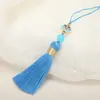 6cm Xiangyun Pequeno Pingente de Franja com Borla Joia Artesanal Decoração Pingente para Capa de Celular Pingente Marcador de Página Acessórios de Grampo de Cabelo