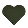 Marcador de amor de cuero mini portátil regalo en forma de corazón Marcador Clip para página de libro Cubierta protectora para esquina de libro se puede personalizar logo