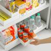 Estilo japonês Desktop Storage Cosméticos Caixa de armazenamento Cozinha Tableware Divisória e caixa de armazenamento Partição