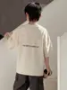 Camiseta de Manga Curta de Verão para Meninos Estilo Coreano Infantil Meia Manga Fresca 2026 Nova Moda de Verão Top Camiseta Tendência