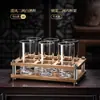 Taza de baijiu de dos liang estilo chino lujo ligero alta calidad taza pequeña de licor fuerte de 2 liang vaso con escala taza de shaojiu huangjiu de un liang