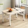 Mesa plegable sencilla para ordenador, mesa larga, mesa de conferencias y formación, escritorio, mesa de comedor, mesa de puesto, mesa pequeña para viviendas de alquiler