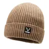 Touca de Tricô Inverno Touca de Lã Inverno Masculina e Feminina Touca Pulôver Proteção de Orelha Externa Forrada com Lã Grossa Quente Baotou Touca Fria