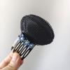 Artefacto Almohadilla para Cabello de Azafata Flequillo Aumento de Volumen Almohadilla para Cabello Esponjosa Almohadilla Esponjosa para la Cabeza Placa Invisible Almohadilla para Aumento de Raíz del Cabello