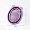 Novo Modelo de Tigela de Limpeza para Pincéis de Maquiagem da Fábrica de Origem, Ferramenta Mágica de Limpeza para Esponjas de Pó e Ferramentas de Beleza, Tigela de Limpeza de Silicone