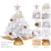 Árvore de Natal Pequena Mini Árvore de Natal Decorações de Mesa 45cm60cm Árvore Luminosa Decoração Artesanato Presentes