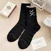 Meias Brancas de Algodão Puro para Mulheres, Renda de Gaze, Estilo Ballet Coreano, Meias Meia-Panturrilha com Laço, Malha Respirável, Meias Slouch Sem Costura