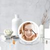 Espejo de maquillaje LED portátil de escritorio Espejo de Princesa de doble cara luminoso plegable espejo de maquillaje 10X 2022 espejo creativo de doble cara