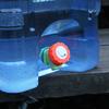 Cubo cuadrado de PC de 7,5 litros, cubo puro para exteriores con grifo, cubo de almacenamiento de agua potable de grado alimenticio para automóvil, cubo para campamento, recorrido en auto