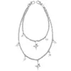 Joyería Cruz Punk Estrella de Cinco Puntas Cadena Decorativa para Cintura Accesorios Joyería Hip Hop para Mujer Cadena de Metal Cadena para Pantalones Venta al por Mayor