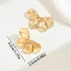 Moda Transfronteriza Europea y Americana Estilo Ol Commuter Flor Pendientes para Mujer Flor de Cinco Pétalos Personalizada Pendientes de Diseño Elegante Joyería