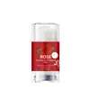 Desodorante em bastão corporal com aroma de rosas cuida suavemente das axilas, proporcionando uma sensação confortável, refrescante e não pegajosa, é portátil e fácil de aplicar, com uma fragrância fresca e natural.