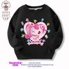 Sudadera de Dibujos Animados para Niñas 2024 Nuevo Estilo Casual Algodón Cuello Redondo para Bebés Niñas Primavera y Otoño Ropa Infantil de Dibujos Animados