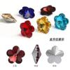 Venta al por mayor de fábrica flor de ciruelo Diamante forma especial fondo puntiagudo strass de cristal material de diamante para pegar en el teléfono móvil accesorios de joyería diy
