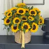 Nuevo Cubo Abrazador Oso Celebridad de Internet Cesta de Flores Cesta de Flores Tejida Cesta de Flores para Regalo Cubo para Arreglos Florales Maceta para Plantas Cesta de Almacenamiento En Stock