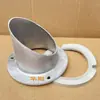 Máquina de succión boca inclinada anillo de goma de silicona, deflector de equilibrio de aluminio de acero inoxidable, varilla de tracción en forma de L, anillo de sellado de puerto de descarga de la máquina de alimentación