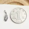 Plata de Ley S925 Retro DIY Hecho a Mano Cuerda Trenzada de Cuentas Pulsera de Cristal Colgante Colgante de Pluma Accesorios de Joyería