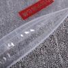 Bolsa de embalaje de plástico para ropa pe transparente esmerilada autosellante con cremallera almacenamiento bolsa autosellante mayoreo
