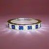 Anillo de Acero de Titanio con Circonita de Estrella de Lujo para Mujer, Anillo de Pareja 18K de Moda INS, Anillo de Diamante, Venta al por Mayor de Joyería