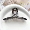 Pinza Elegante y Clara con Estampado de Leopardo para el Cabello para Mujeres, Nuevo Estilo Coreano Exquisito Pasador, Elegante Pinza de Tiburón para Recogidos en la Parte Trasera de la Cabeza Accesorio para el Cabello