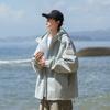 Chaquetas Outdoor Estilo Montaña para Hombres y Mujeres, Chaquetas de una Sola Capa Cortavientos de Marca de Moda, Chaquetas para Parejas, Chaquetas Impermeables para Montañismo al Aire Libre