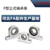 Conjunto de Carcasa de Rodamiento Vertical Tipo P, Carcasa Fija de Soporte de Aleación de Aluminio, Rodamiento de Soporte para Eje Óptico de Varilla Roscada
