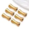 Accesorios para Joyería DIY Acero Inoxidable Electrochapado al Vacío Cuentas de Barril Cuentas Espaciadoras Cuentas Tubulares de Cintura Pequeña Pulsera Collar Cuentas de Bambú