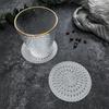 Pequeño posavasos redondo hueco para taza, para el hogar, antiquemaduras, aislamiento térmico, a prueba de polvo, posavasos redondo antideslizante de alta temperatura, venta al por mayor
