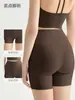 Calça de Yoga de Três Pontos Esportiva para Corrida Cintura Alta Levanta Bumbum Bumbum de Pêssego Roupa Exterior Fitness Shorts de Treino para Fitness Yoga Apertados