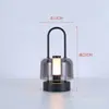 Lâmpada Decorativa Toque Criativo Estilo Celebridade da Internet Camping Candelabro Portátil Recarregável Dimmer Contínuo Três Cores Luz Noturna de Ambiente