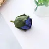 Cabeça de flor rosa com borda torrada Mori para DIY, flor de seda feita à mão, decoração de casa, acessórios de decoração, vendas diretas da fábrica