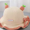 Chapéu de pescador para bebê Primavera e Outono Nova Moda casual fofo super fofo fresco meninos e meninas chapéu de sol tipo bacia infantil