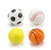 Pelota redonda de esponja de 6.3 cm, pelota de espuma para niños, juguete de ventilación, pelota de descompresión, pelota de colores