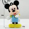 Llavero de Mickey y Minnie de Dibujos Animados Figura 3D Caja Sorpresa Colgante Pequeño Daisy Mickey Minnie Llavero Colgante Pequeño