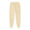 2026 Novas Calças de Moletom Masculinas Slim-Fit para Esportes ao Ar Livre Outono/Inverno, Calças Casuais de Moda de Cor Sólida Europeias e Americanas com Forro de Fleece para Homens e Mulheres