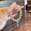 Venta al por mayor directamente del fabricante.: Pulseras de Cristal Blanco, Pulseras Sencillas de Cristal Blanco, Pulseras de Cristal Blanco Simples y Transparentes