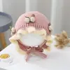 Gorro de Punto Versátil para Bebé Otoño e Invierno, Lindo Gorro de Lana de Unicornio para Niños y Niñas, Gorro Cálido con Protección para las Orejas, Dibujo Animado Súper Lindo