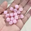 Venta Caliente de Amazon 12*11mm Acrílico Dos Tonos Cuentas Dunden Cuentas Espaciadoras Cuentas Barril Cadena de Teléfono DIY Llavero Mayoreo
