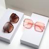 2025 nuevas gafas de sol de arroz para uñas color caramelo protector solar gafas de sol de mujer modernas protección UV color gafas de sol vintage