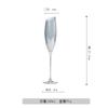 Copa de Vino Inclinada, Vidrio de Cristal, Copa Burdeos, Copa de Champaña, Utensilios de Bar, Cóctel