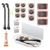 Bicicleta Ferramenta de Reparo de Pneus Combinação Bicicleta Cold Repair Borracha Pneu Crow Glue-free Tire Repair Tool Box