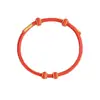 Pulseira Trançada Feita à Mão com Fio Vermelho Ajustável em Duas Vias, Pulseira Semi-Acabada DIY Que Pode Ser Enfiada com Contas, Fio Vermelho para o Ano de Nascimento