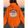 Sudadera con capucha de comercio exterior transfronterizo adecuada para Temuwish Amazon Diseños impresos: Mantente Humilde y Amable