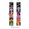 Tecido de Fundo Personalizado para Halloween Transfronteiriço Cortina de Porta Bandeira de Jardim Faixa Casal Dia dos Mortos Suprimentos para Festa em Bar Bandeira