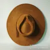 Sombreros de Jazz de Ante Europeos y Americanos para Mujer, Sombreros de Lana de Ala Plana Retro Británicos, Sombreros de Fieltro, Sombreros de Moda Tendencia