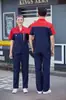 Roupas de Trabalho, Conjuntos Finos de Manga Curta para o Verão, Roupas de Trabalho para Oficina de Fábrica, Vestuário de Proteção do Trabalho