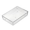Organizador de Mesa com Gavetas Compartimentadas para Armazenamento Transfronteiriço, Caixa Organizadora de Mesa Retrátil, Caixa de Armazenamento com Gavetas Transparentes Particionadas Antiderrapantes