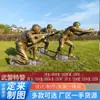 Estátuas Militares Modernas Personalizadas de Fibra de Vidro, Estátuas de Bronze de Soldado das Forças Especiais, Esculturas Militares de Fibra de Vidro